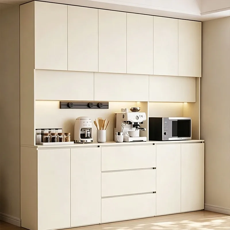 Customized Honeycomb Aluminum All-Aluminum Alloy Sideboard, Wall-Mounted Integrated Storage Cabinet, Tea Cabinet, Wine Cabinet