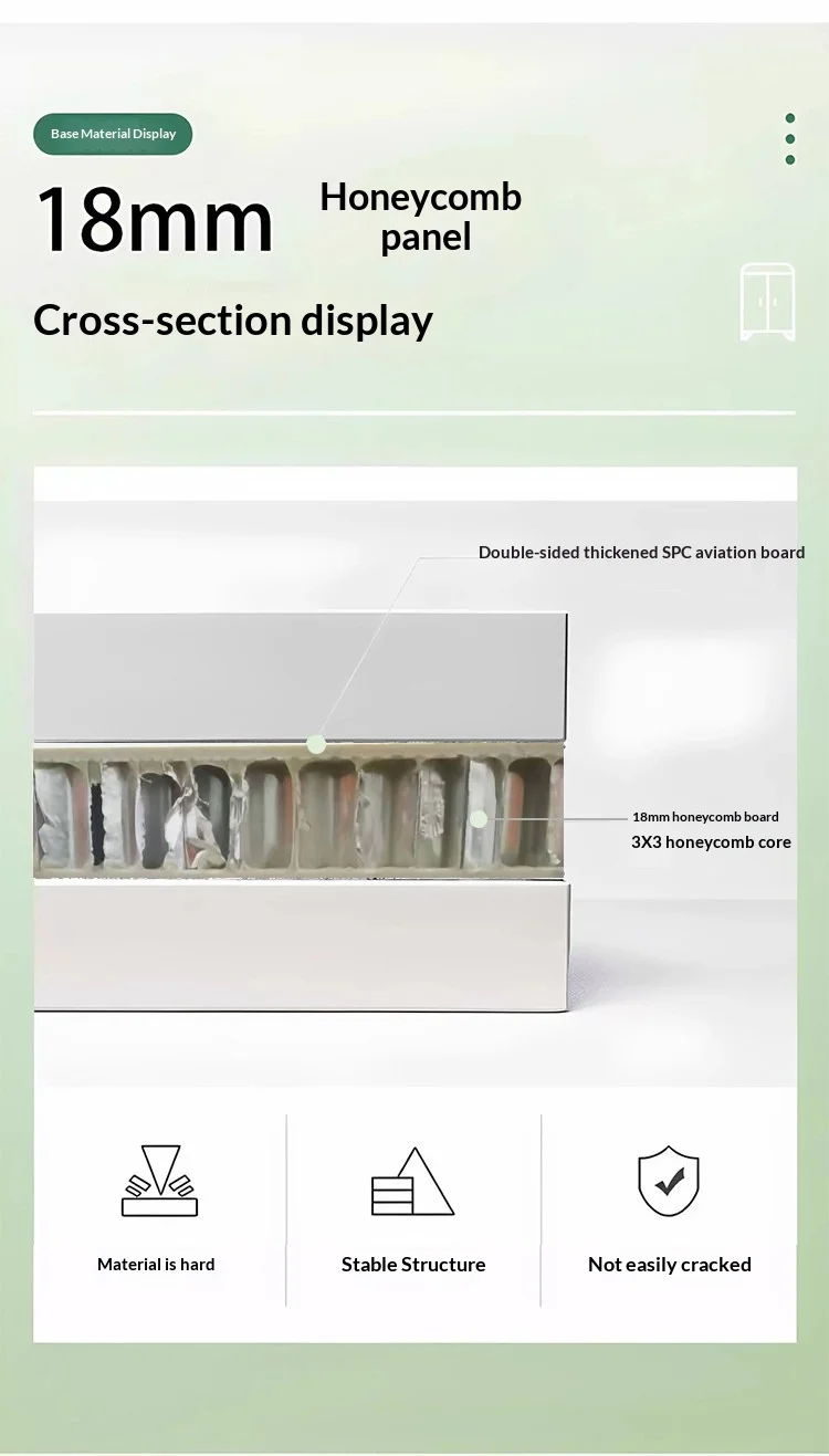 Customized Honeycomb Aluminum All-Aluminum Alloy Sideboard, Wall-Mounted Integrated Storage Cabinet, Tea Cabinet, Wine Cabinet