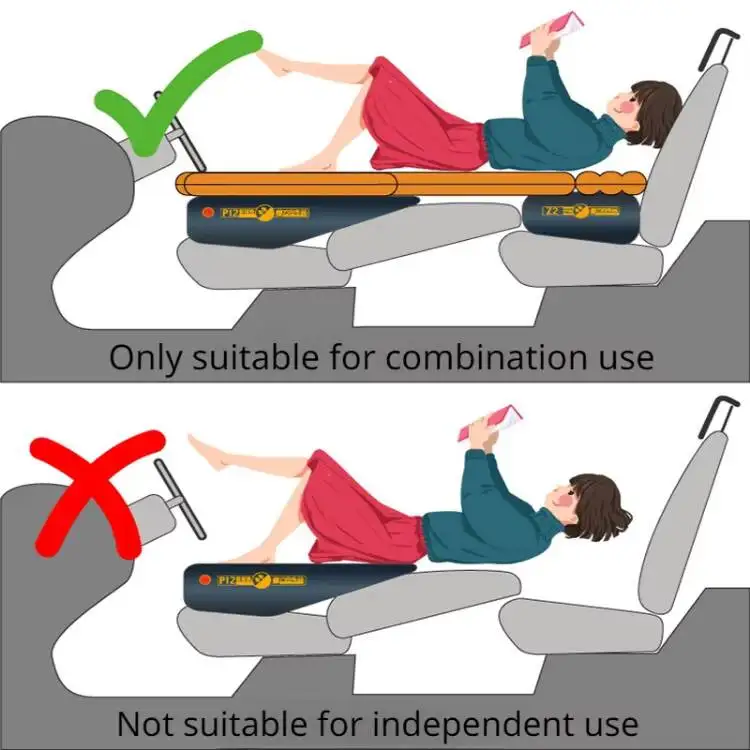 Car Inflatable Mattress Car Gap Filling Pad Rear Seat Footstool Car Travel Camping Air Bed Cushion Trunk Booster Cushion
