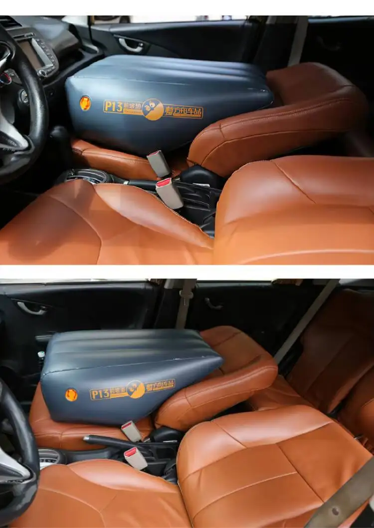 Car Inflatable Mattress Car Gap Filling Pad Rear Seat Footstool Car Travel Camping Air Bed Cushion Trunk Booster Cushion