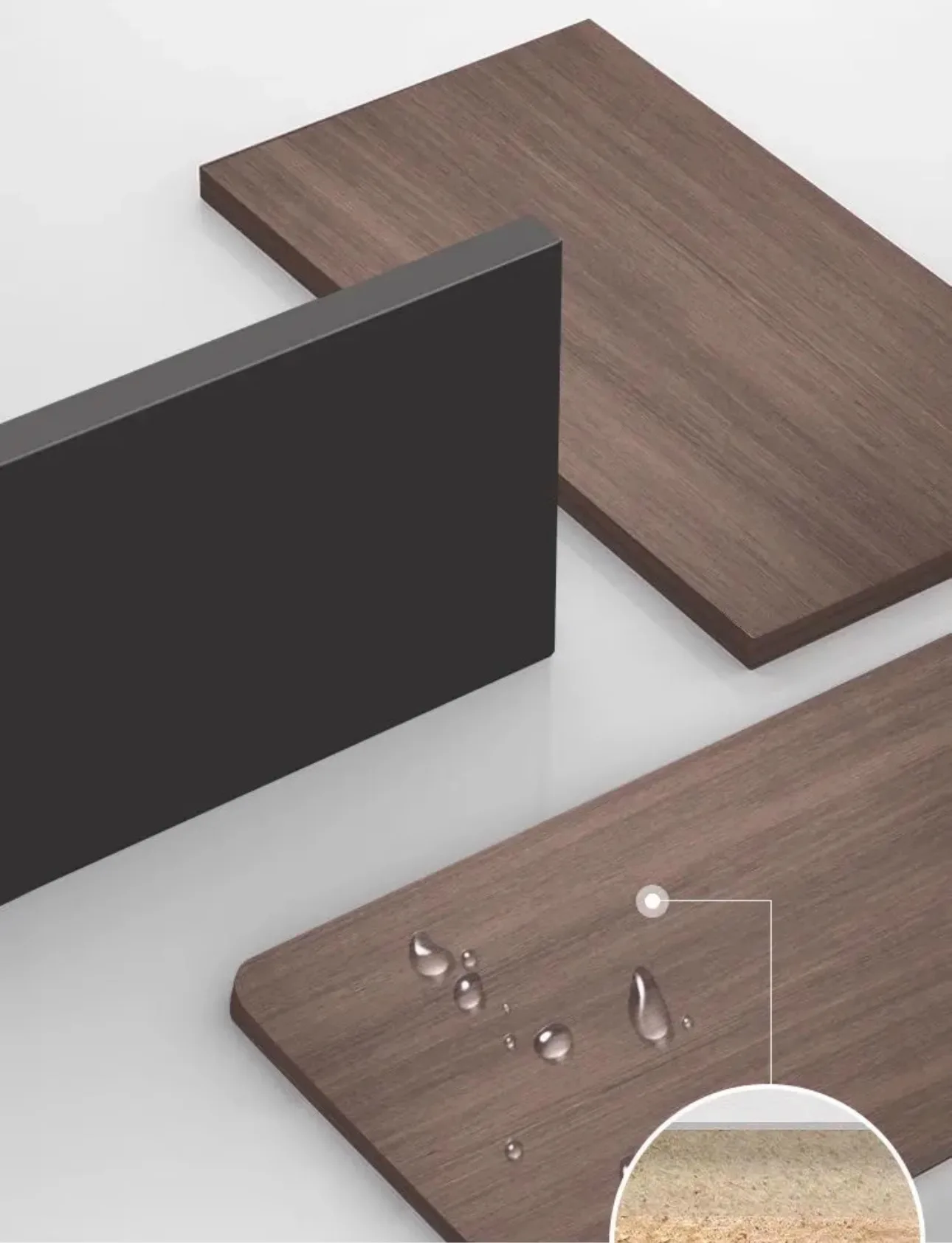modern Luxury Office Desk Made of Triamine Board Material (paint Free) with Strong Wear Resistance Suitable for The CEO's Office