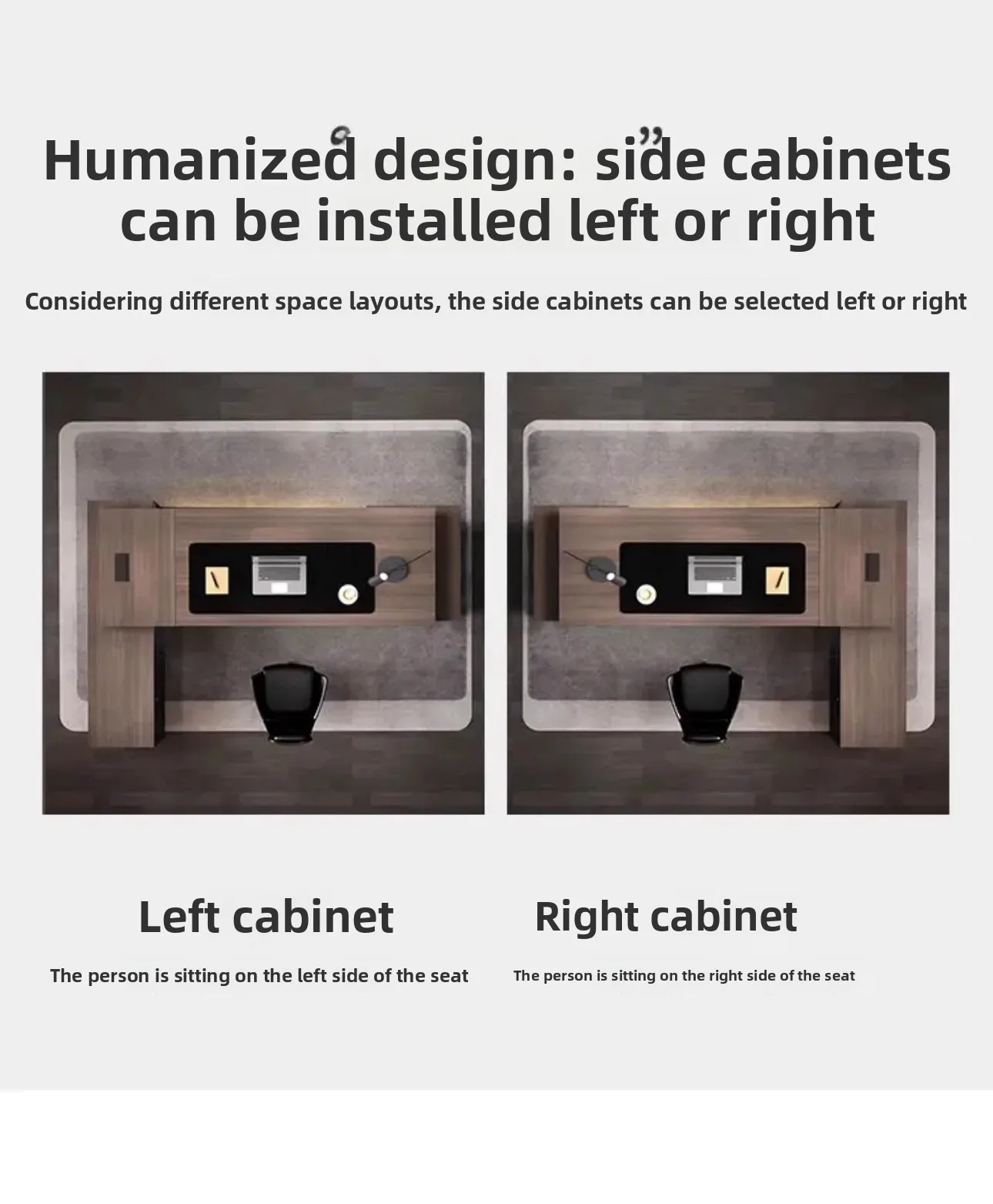 modern Luxury Office Desk Made of Triamine Board Material (paint Free) with Strong Wear Resistance Suitable for The CEO's Office