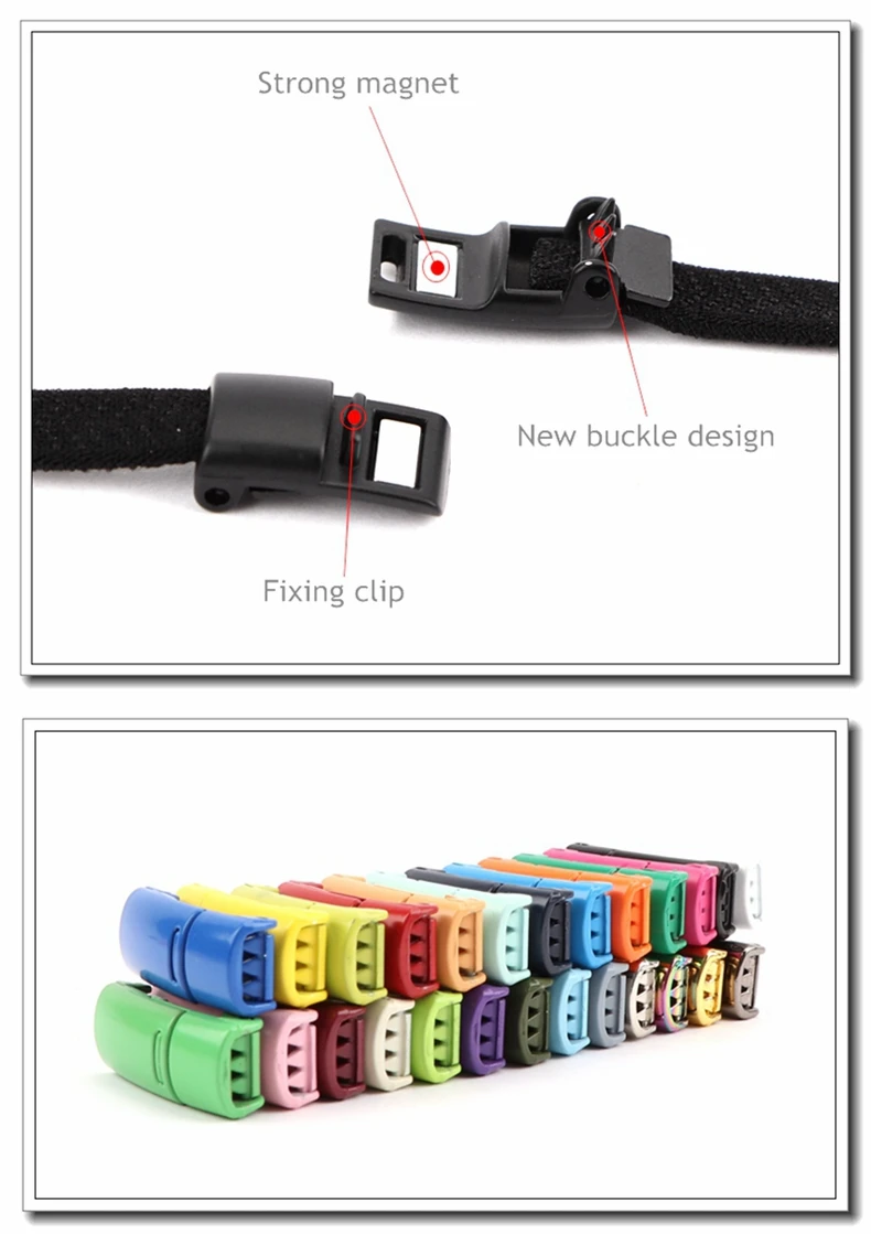 No tie Shoe laces Elastic Sneakers Shoelaces Multicolor Magnetic Lock Shoelace Kids Adult Quick Laces One Size Fits All Shoes