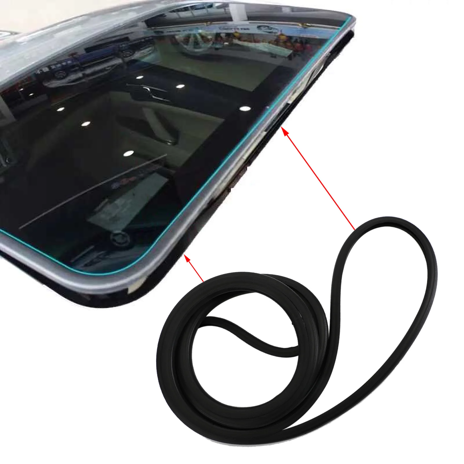 Areyourshop Sunroof Weatherstrip Weather Strip Seal for Toyota Camry Avalon Tacoma 632510E010 Car Auto Parts
