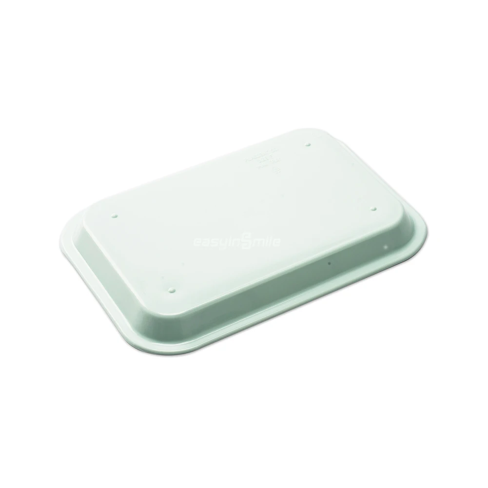 Dental Instrument Flat Tray Plastic Autoclaved Dentistry Tools Dentist Use Mini Size 240*165*22