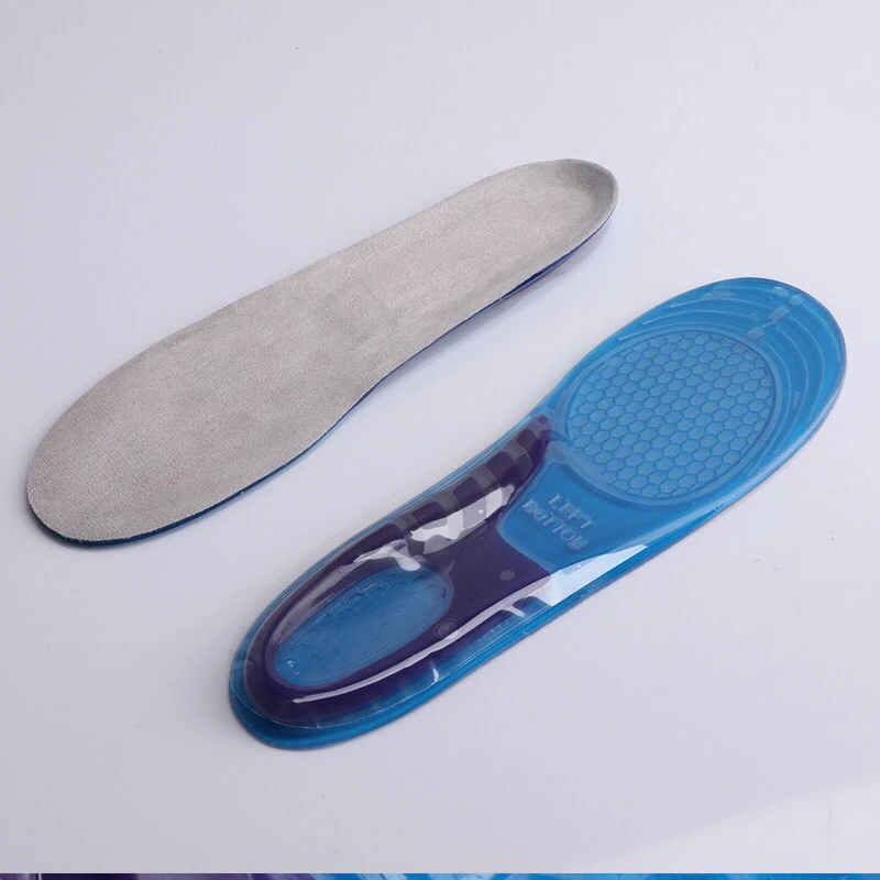 1Pair Gel Shoes Insole Men Women Silicone Insoles orthopedic Massaging Shoe Inserts Shock Absorption Shoe pads