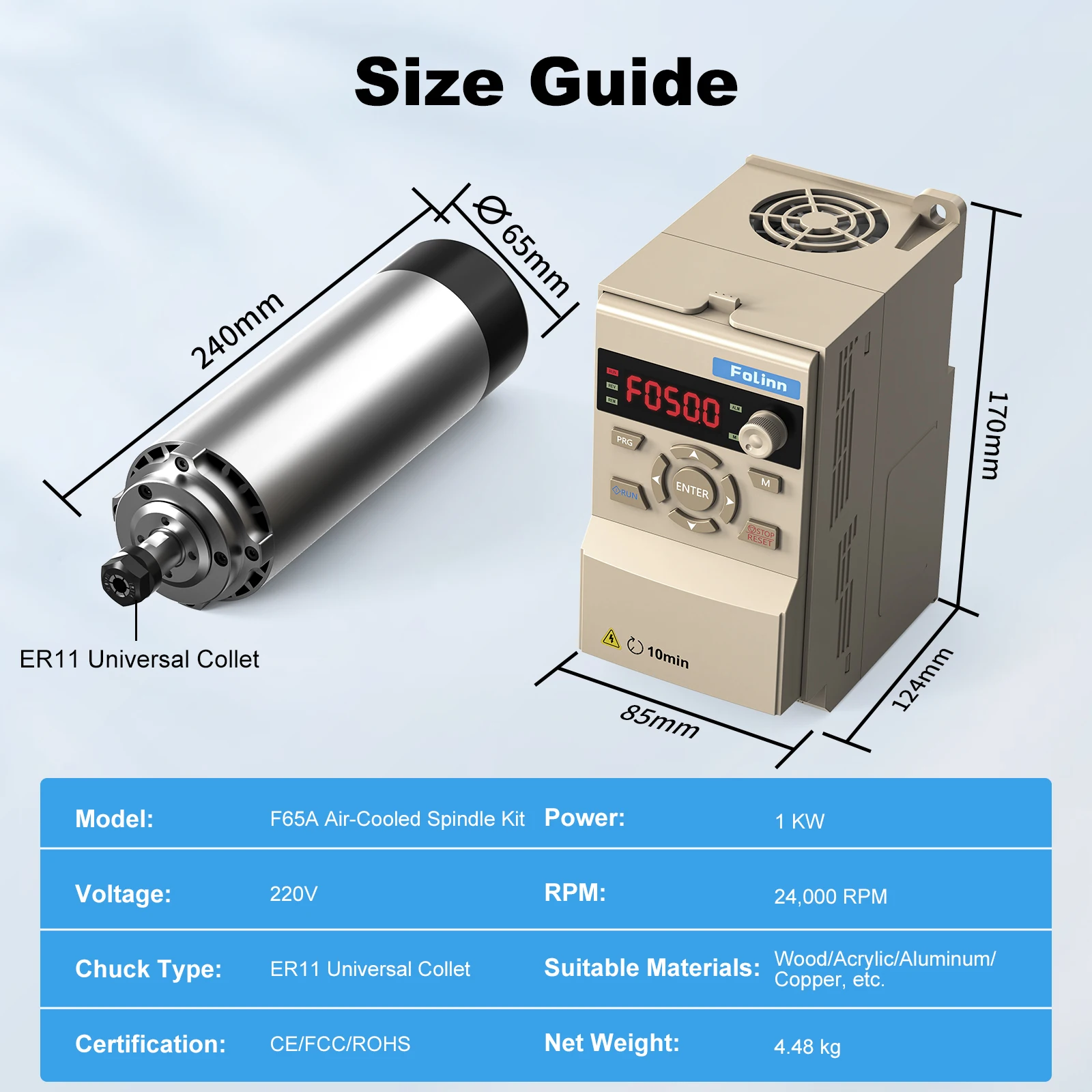 TWOTREES TTC450 Pro CNC Router With NEMA 57 Stepper Motor 4-Axis Engraver Machine for Wood Acrylic Aluminum PCB Carving Cutting
