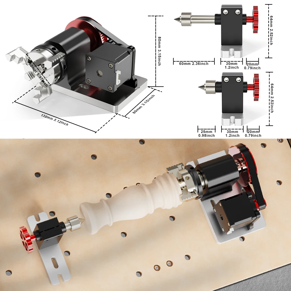 TWOTREES TTC450 Pro CNC Router With NEMA 57 Stepper Motor 4-Axis Engraver Machine for Wood Acrylic Aluminum PCB Carving Cutting