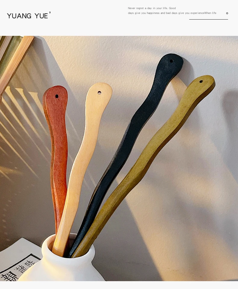 Black Sandalwood Hand Carving Ancient Chinese Hairpin Women Hanfu Dress Cosplay Wooden Hair Forks Coiled Hair Styling Jewelry