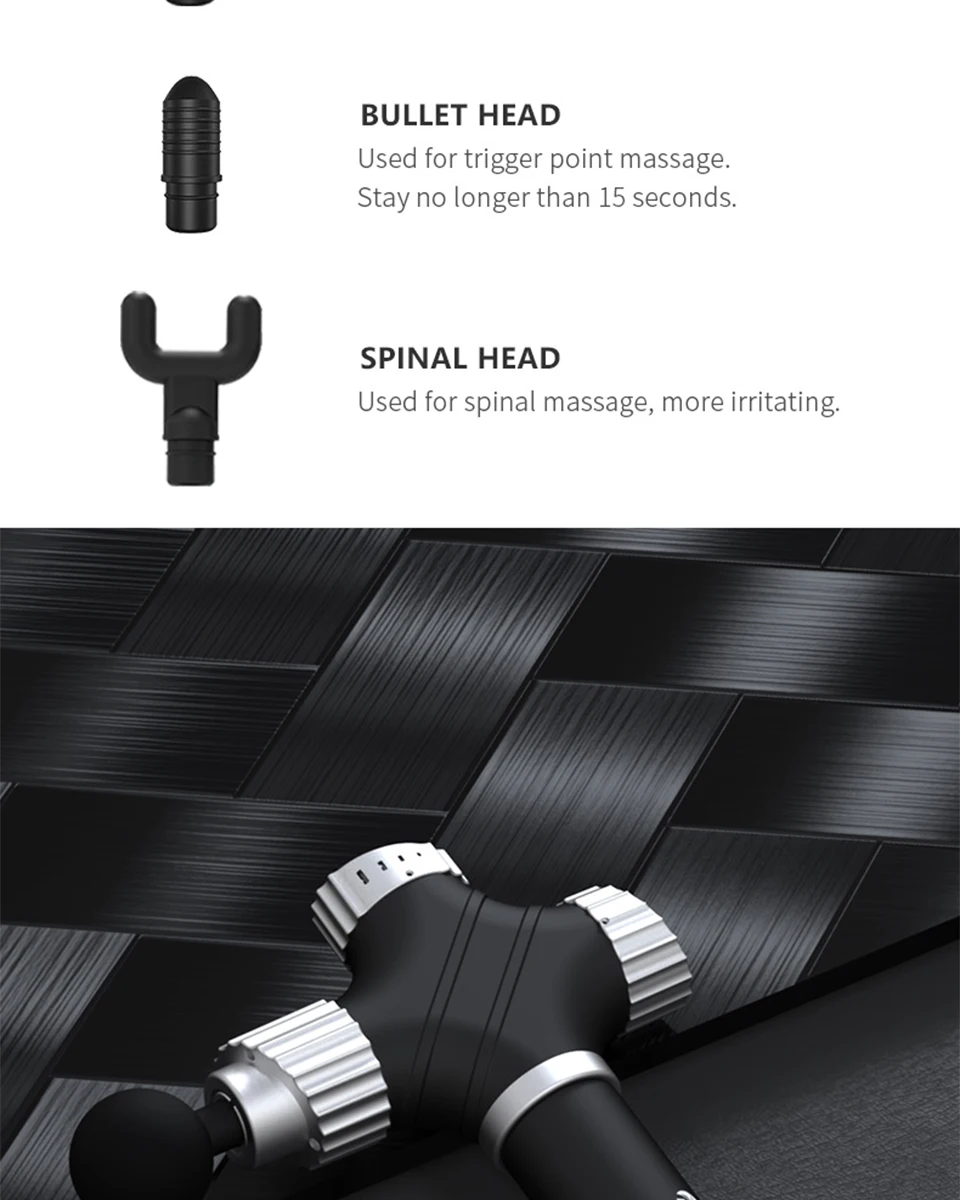Booster A2 Muscle Massage Gun Sport Therapy Massager Stimulator Body Relaxation Pain Relief Slimming Shaping Massager