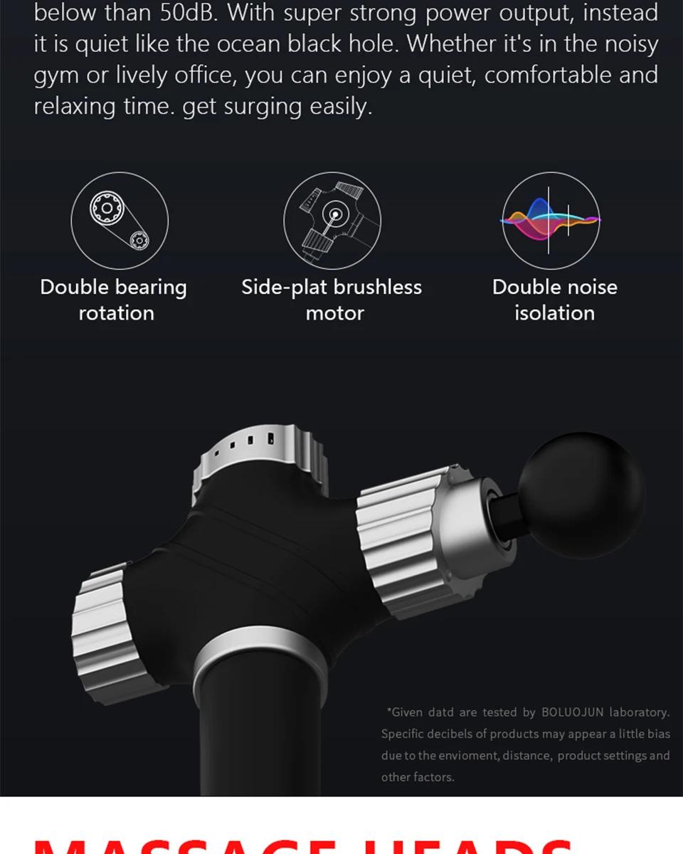 Booster A2 Muscle Massage Gun Sport Therapy Massager Stimulator Body Relaxation Pain Relief Slimming Shaping Massager