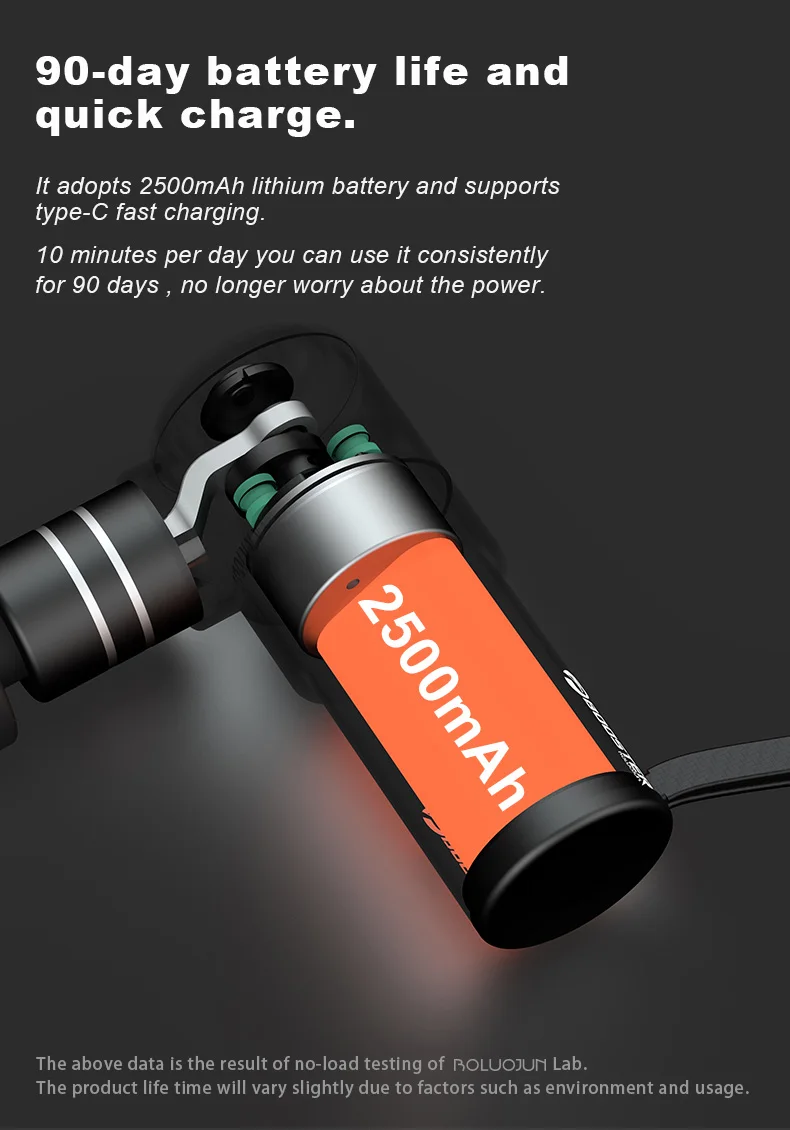 BOOSTER Mini Electric Muscle Massage Gun Pocket Neck Muscle Massager Pain Therapy for Body Massage Relaxation Xmas Gift