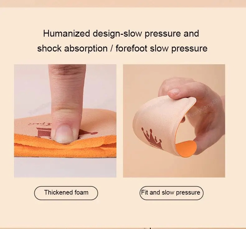 Forefoot Pads Women Half Insoles Adjust size Shoe Pads Comfortable Foot Care Products High Heel shoe Forefoot Non-slip Cushion