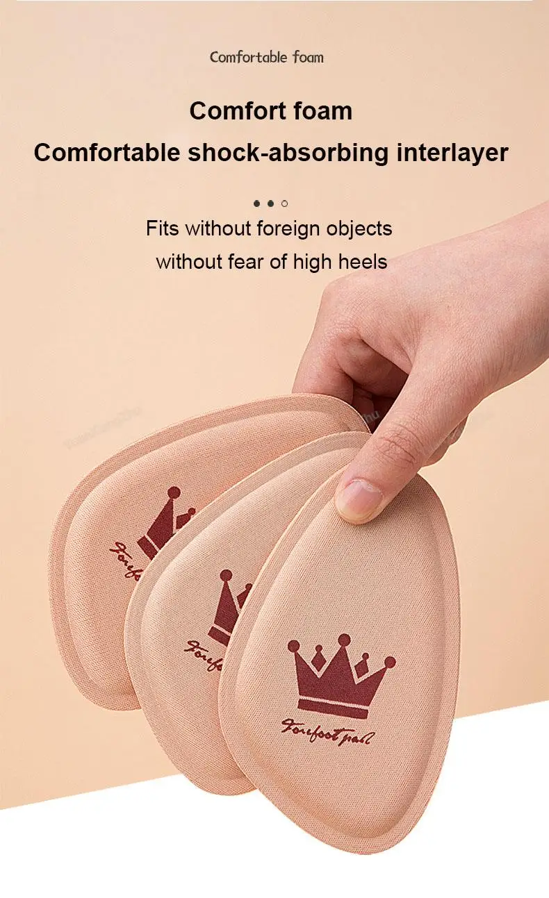 Forefoot Pads Women Half Insoles Adjust size Shoe Pads Comfortable Foot Care Products High Heel shoe Forefoot Non-slip Cushion