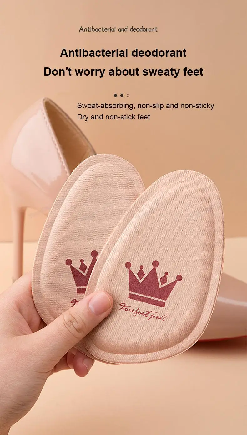 Forefoot Pads Women Half Insoles Adjust size Shoe Pads Comfortable Foot Care Products High Heel shoe Forefoot Non-slip Cushion