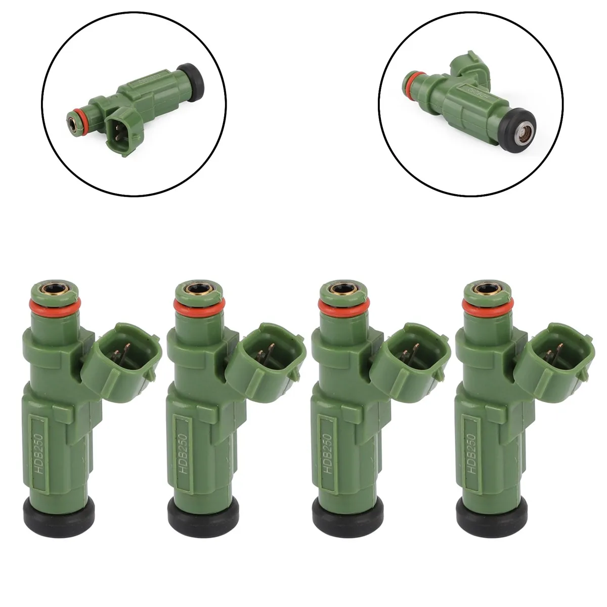 Areyourshop Fit for Mitsubishi Lancer 2.0L L4 2004 2005 2006 2007 4PCS Fuel Injectors 1550576 MN128318 Car Auto Accessories Part