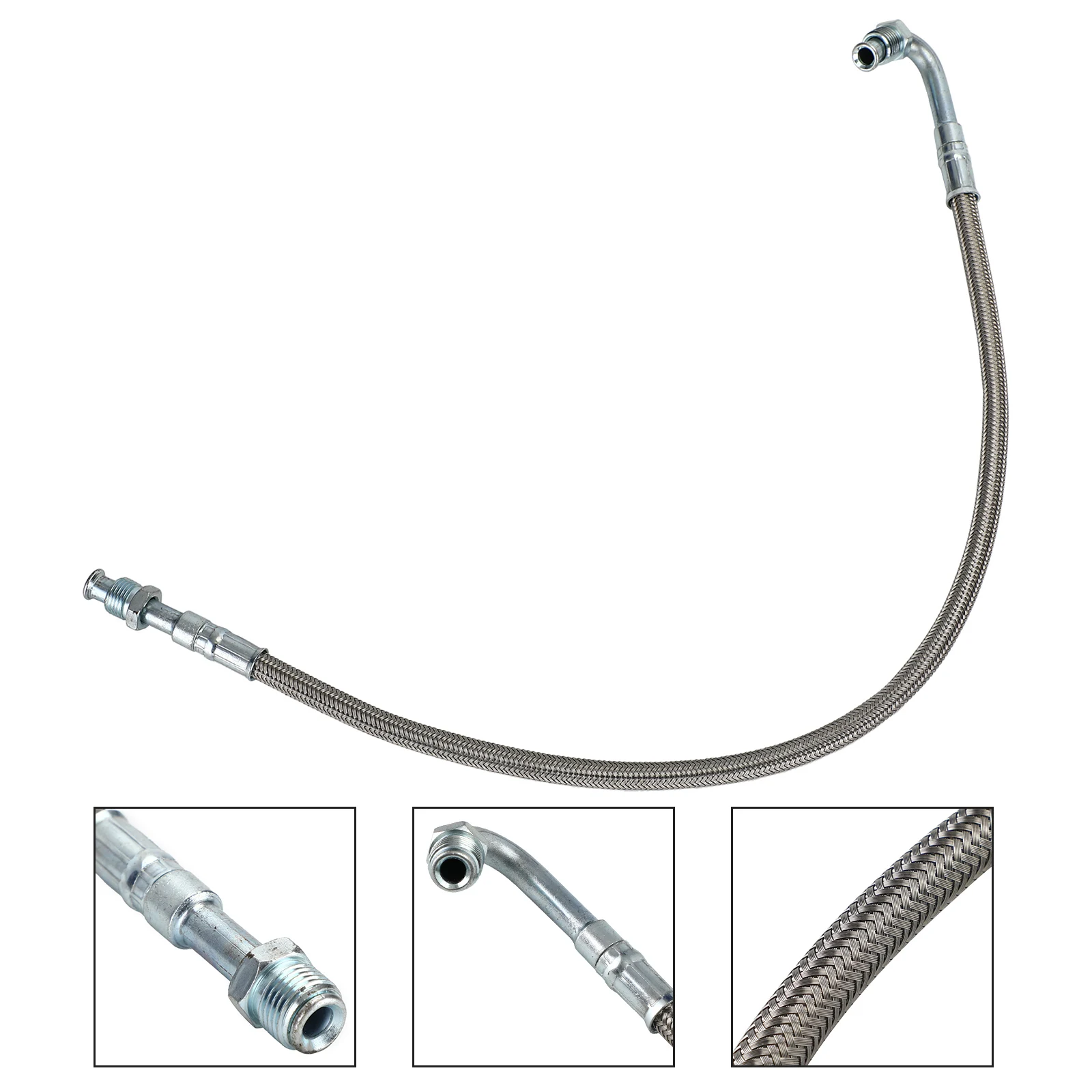 Areyourshop 3913824 Turbo Oil Feed Line Tube and Connectors for Dodge Cummins 6BT 5.9 1989-1998 Car Auto Parts