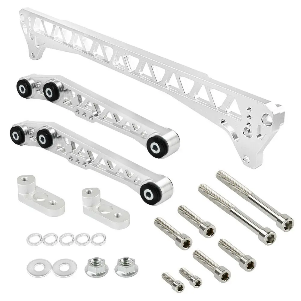 Hot sale Chassis Parts Billet Rear Lower Control Arms + Subframe Brace for Honda Civic EG 92-95 or 1994-2001 Acura Integra