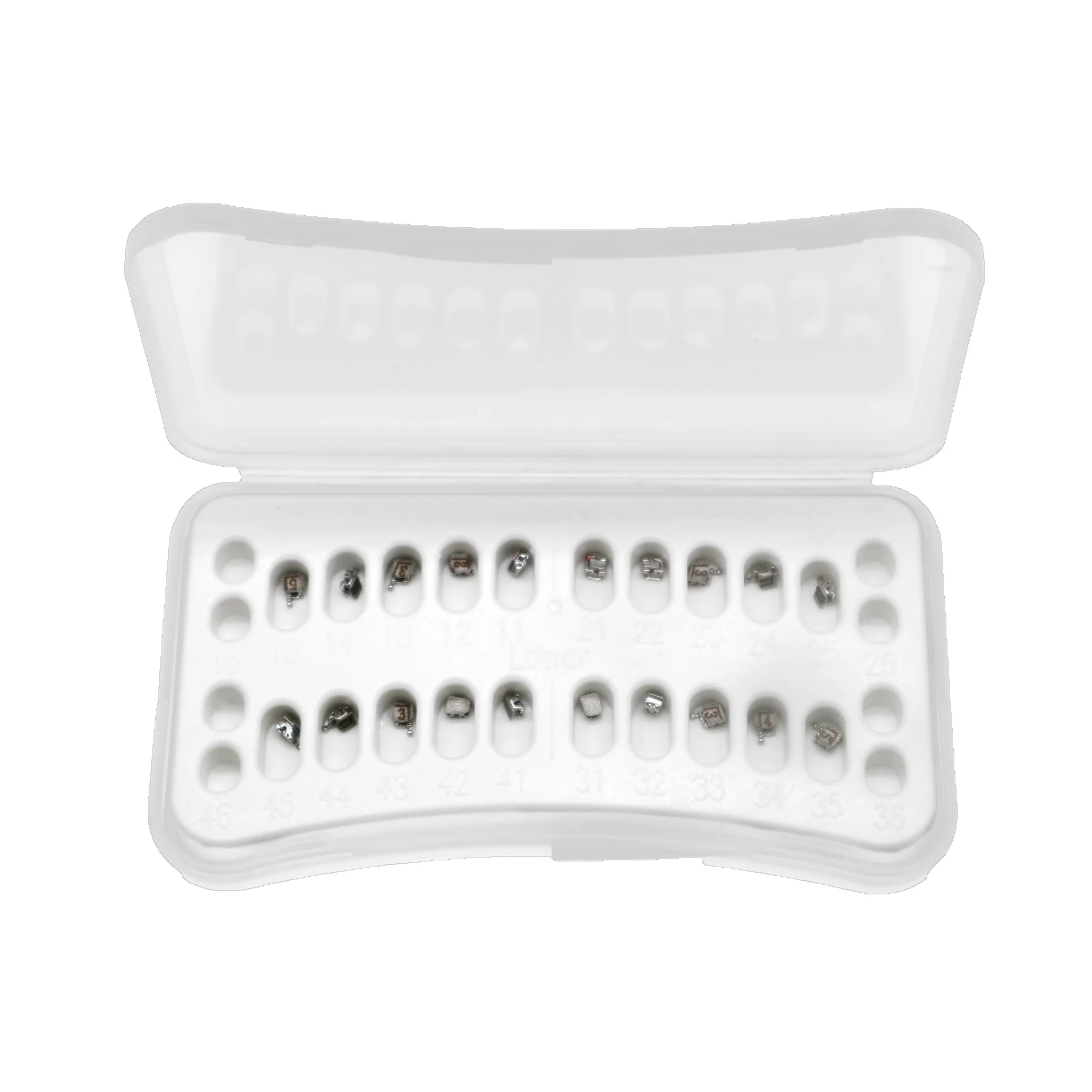 Easyinsmile Dental Material for Metal Self Ligating Orhto Bracket Mini Braces Roth / MBT 345 022 Newest Type High Quality
