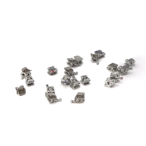 Easyinsmile Dental Material for Metal Self Ligating Orhto Bracket Mini Braces Roth / MBT 345 022 Newest Type High Quality