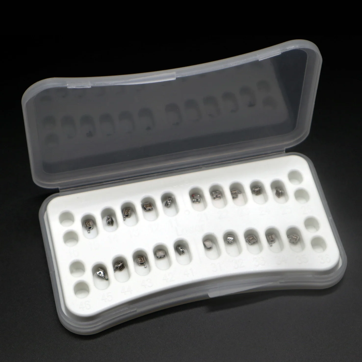 Easyinsmile Dental Material for Metal Self Ligating Orhto Bracket Mini Braces Roth / MBT 345 022 Newest Type High Quality