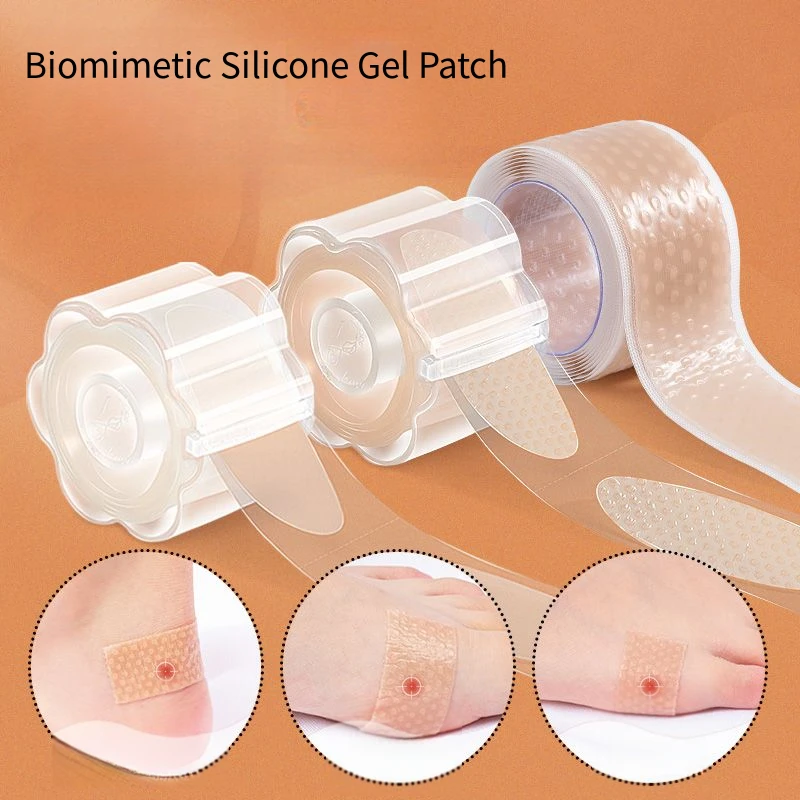 Biomimetic Silicone Heel Sticker Womens Shoes Heel Protectors Foot Care Products Multifunctional invisible Shoes Accessories