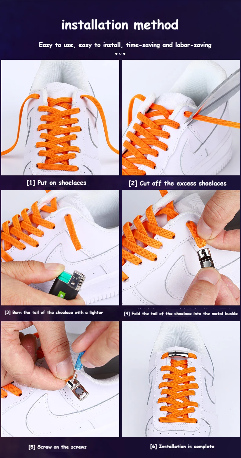 1Pair No Tie Shoe laces Magnetic Lock Shoelaces without ties Elastic Laces Sneakers Kids Adult Flat Quick Shoelace on magnets