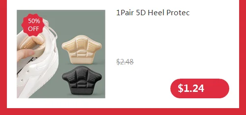 5D Heel Protectors Stickers Comfort Shoe Pads Men Woman Sneakers Insoles Foot Pain Relievers Adjust Size Cushion Care Inserts