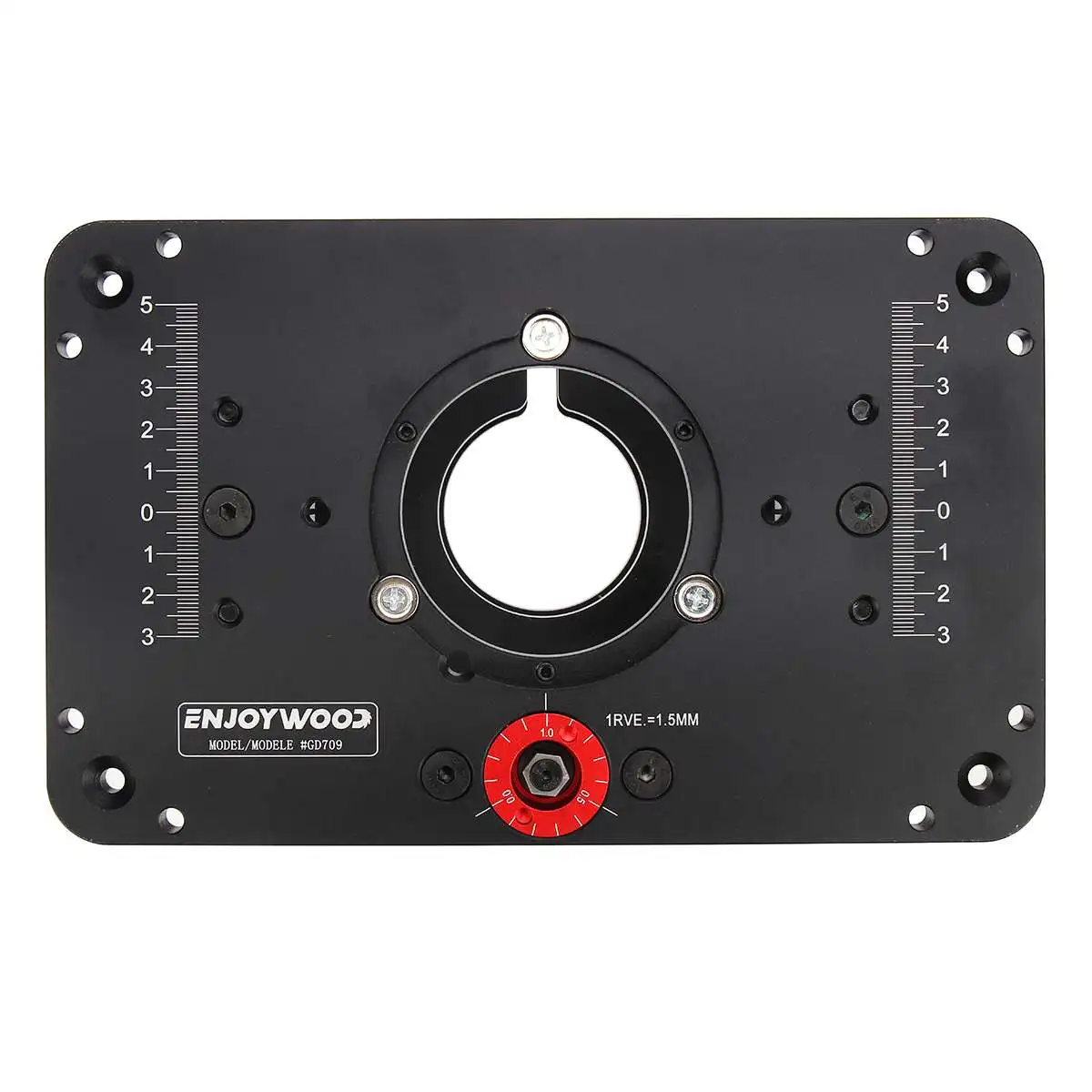 65/69MM Woodworking Router Lift System and Aluminum Top Plate for 65mm Diameter Motors Workbench Trimmer Engraving Machine Tools