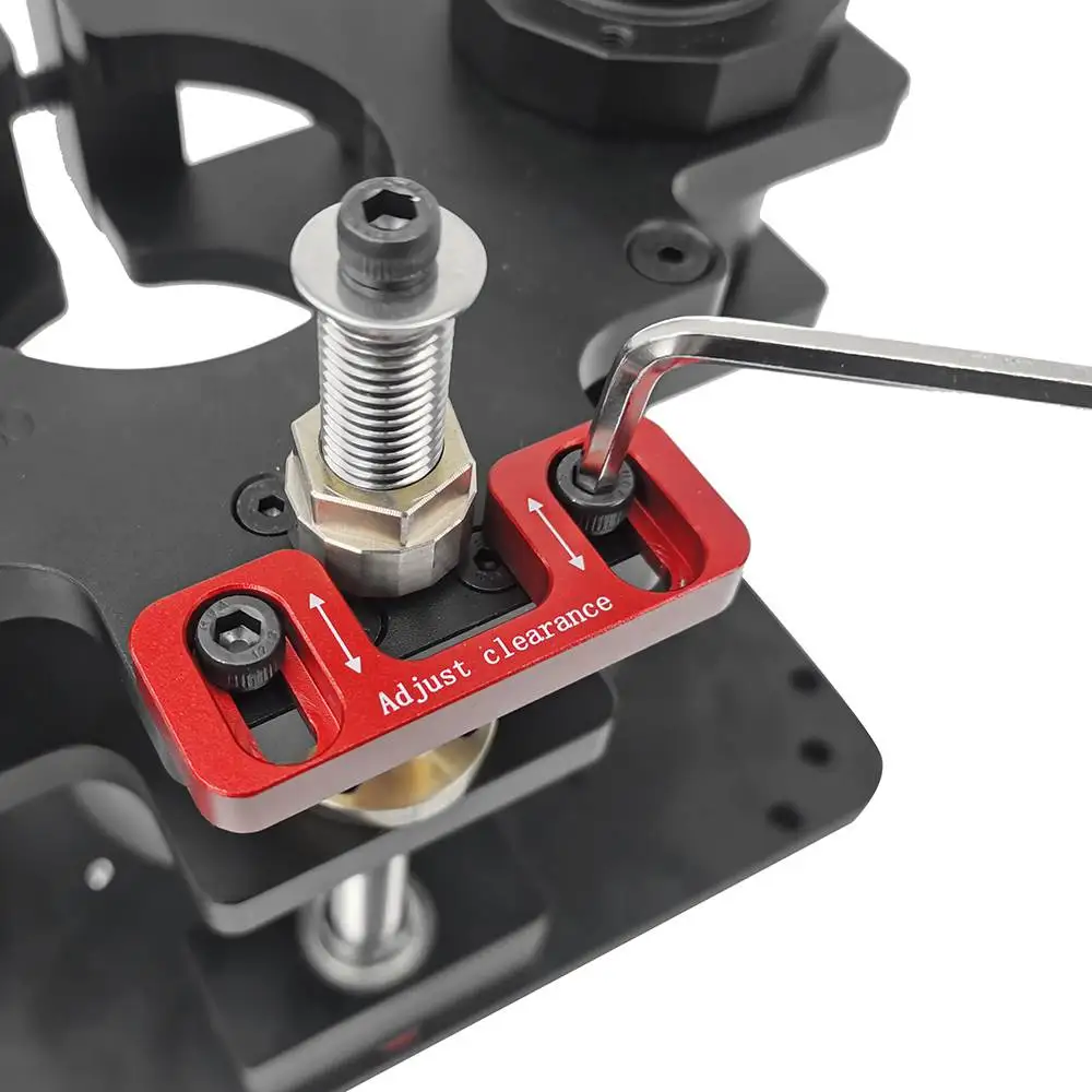 65/69MM Woodworking Router Lift System and Aluminum Top Plate for 65mm Diameter Motors Workbench Trimmer Engraving Machine Tools