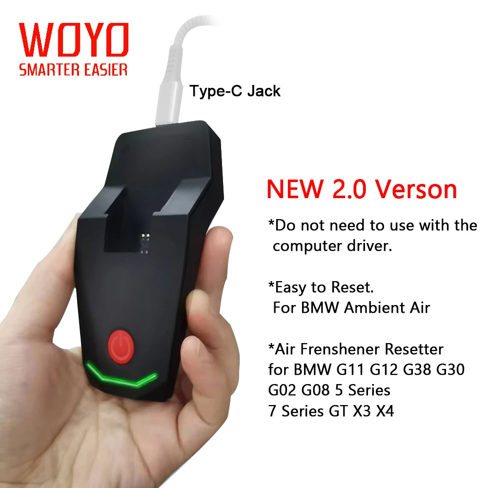 Resetter For BMW G11 G38 G12 G30 G02 G08 3/5/7-Series GT X5 X7 Ambient Air, Air Freshener Car Gadgets Perfume Chip Reset Device