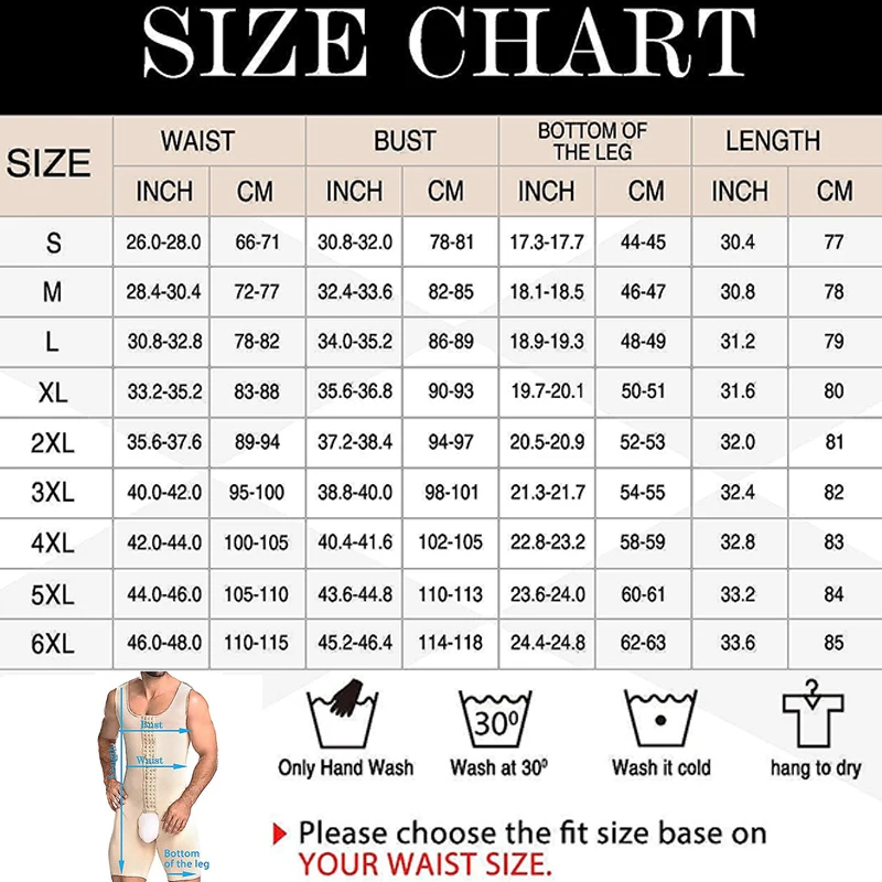Slimming Bodysuit for Men Tummy Control Full Body Shaper Compress Abdomen Underwear Breathable Weight Loss Shapewear Plus Size