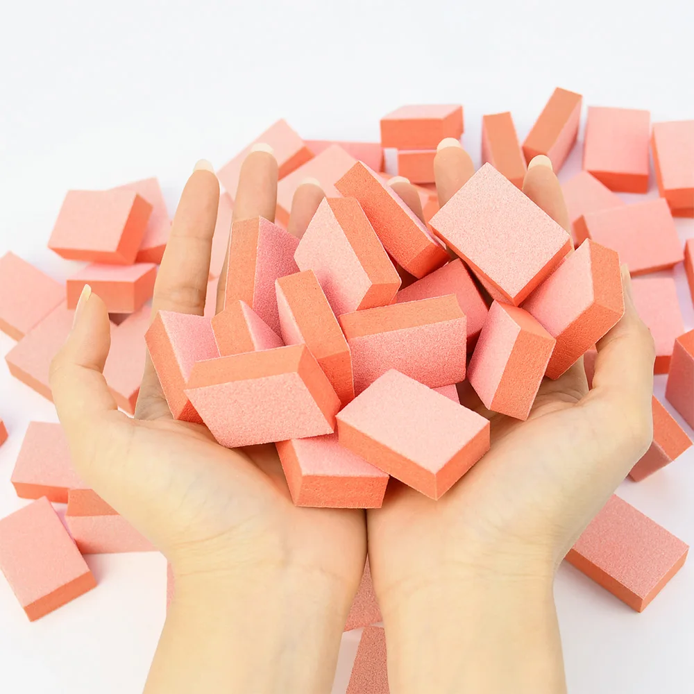 7500Pcs/Carton Mini Nail Buffer Block Sponge File Nail Polisher Manicure Set