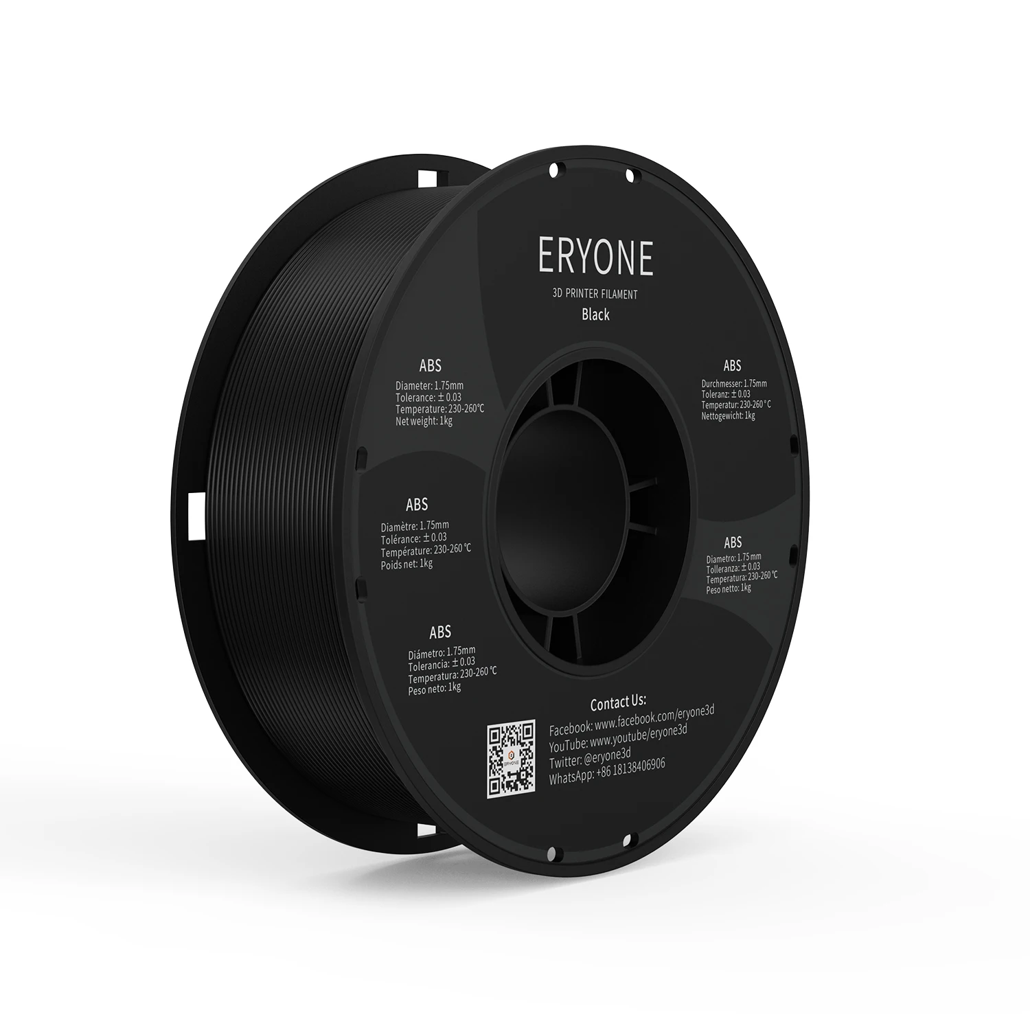 ERYONE Promotion New Arrival 1KG ASA 1.75mm 3D Printing Filament 1KG For 3D FDM Printer Fast Shipping