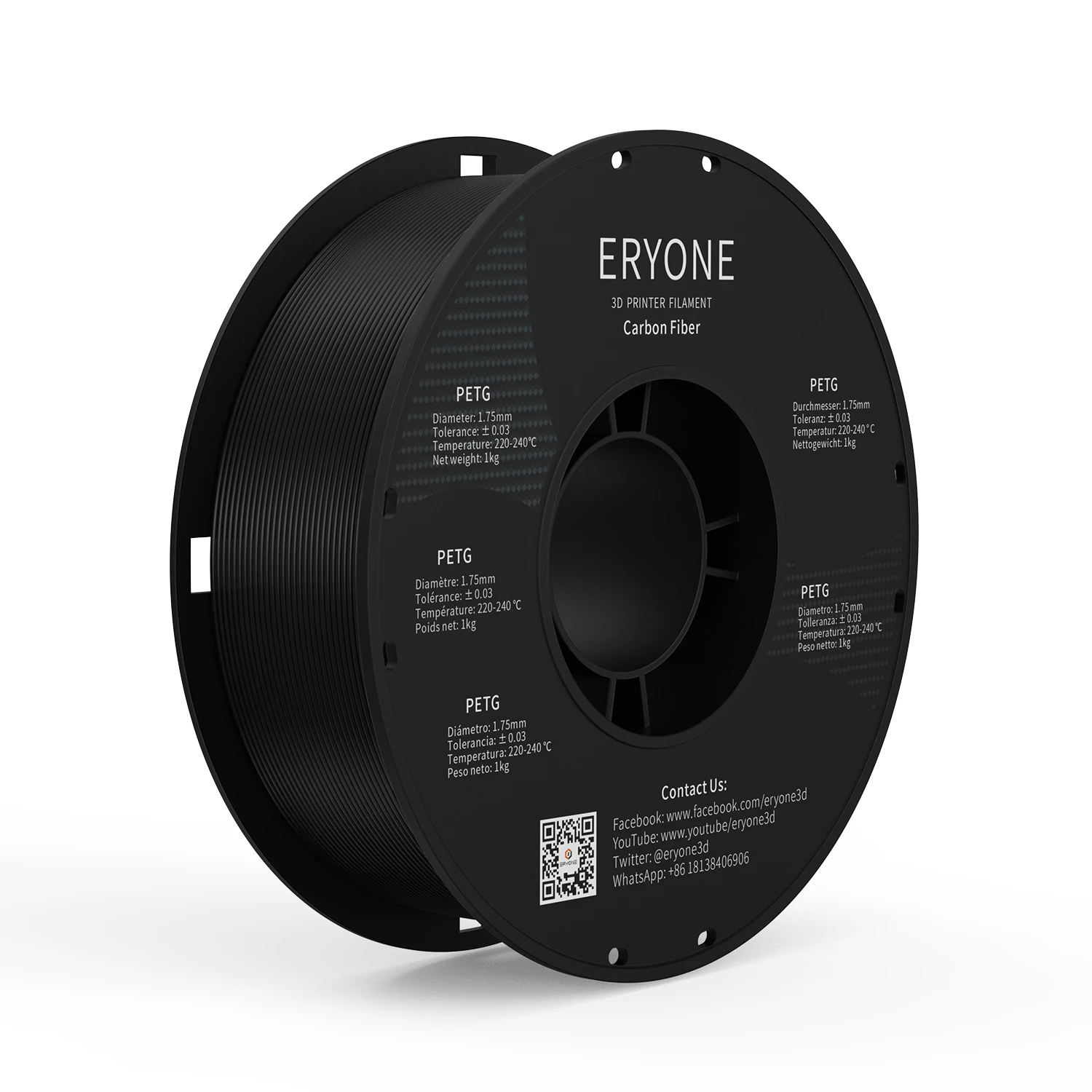 ERYONE Promotion New Arrival 1KG ASA 1.75mm 3D Printing Filament 1KG For 3D FDM Printer Fast Shipping