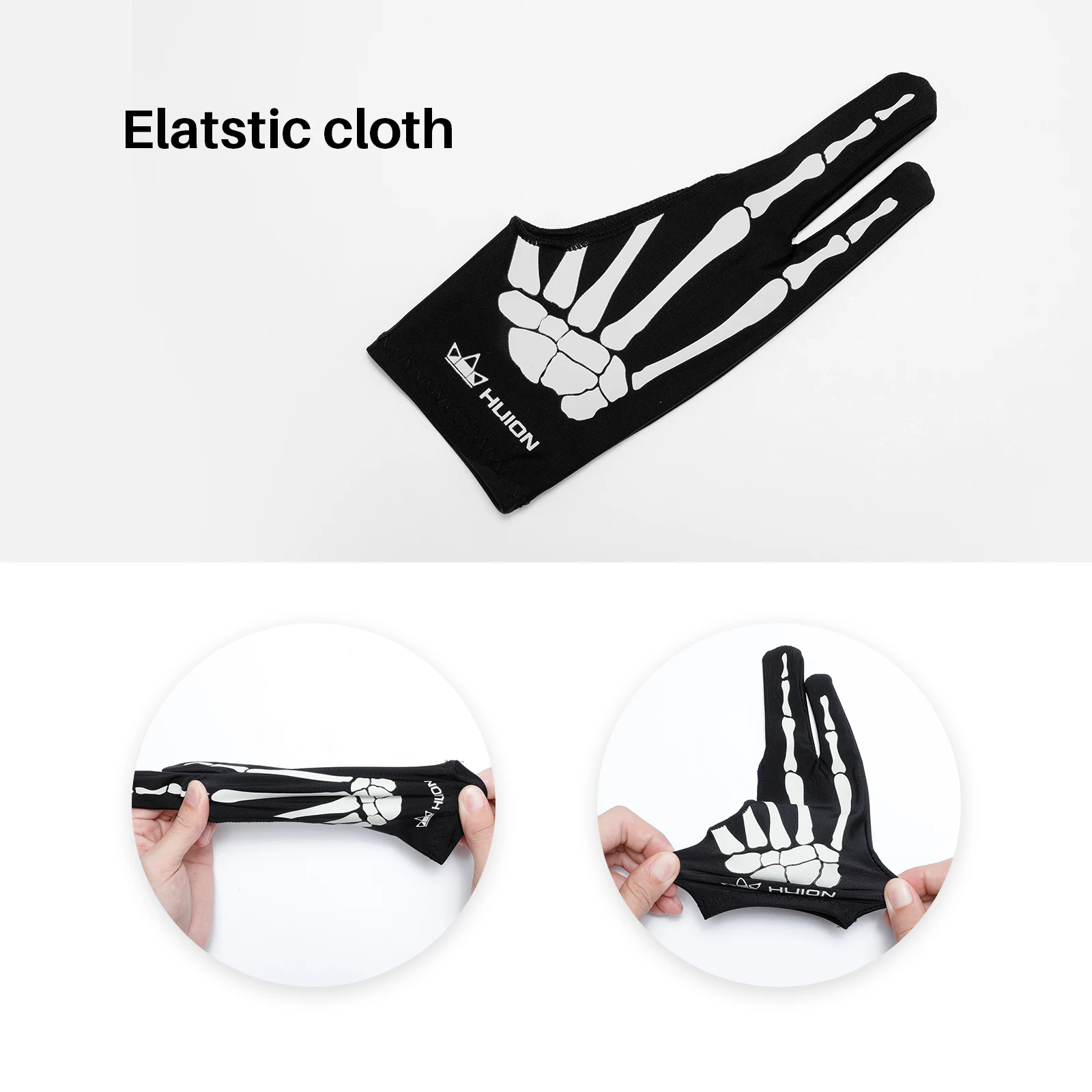 Huion Anti-fouling Drawing Glove for Graphics Tablet Pen Monitor Digital Drawing Tablet Light Box Tracing Board Free Size 1 PC