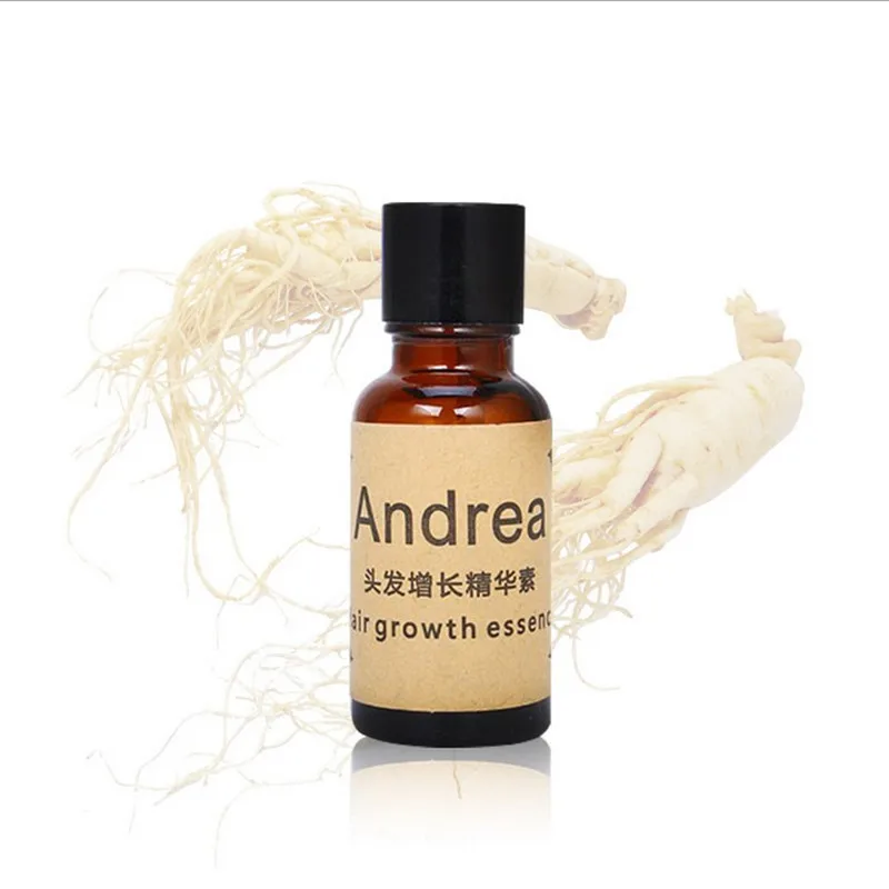 Andrea Hair Fast Hair Growth Essentielle Herbal Keratin Dense Alopecia Loss Liquid Ginger Sunburst Yuda Pilatory Oil 20ml