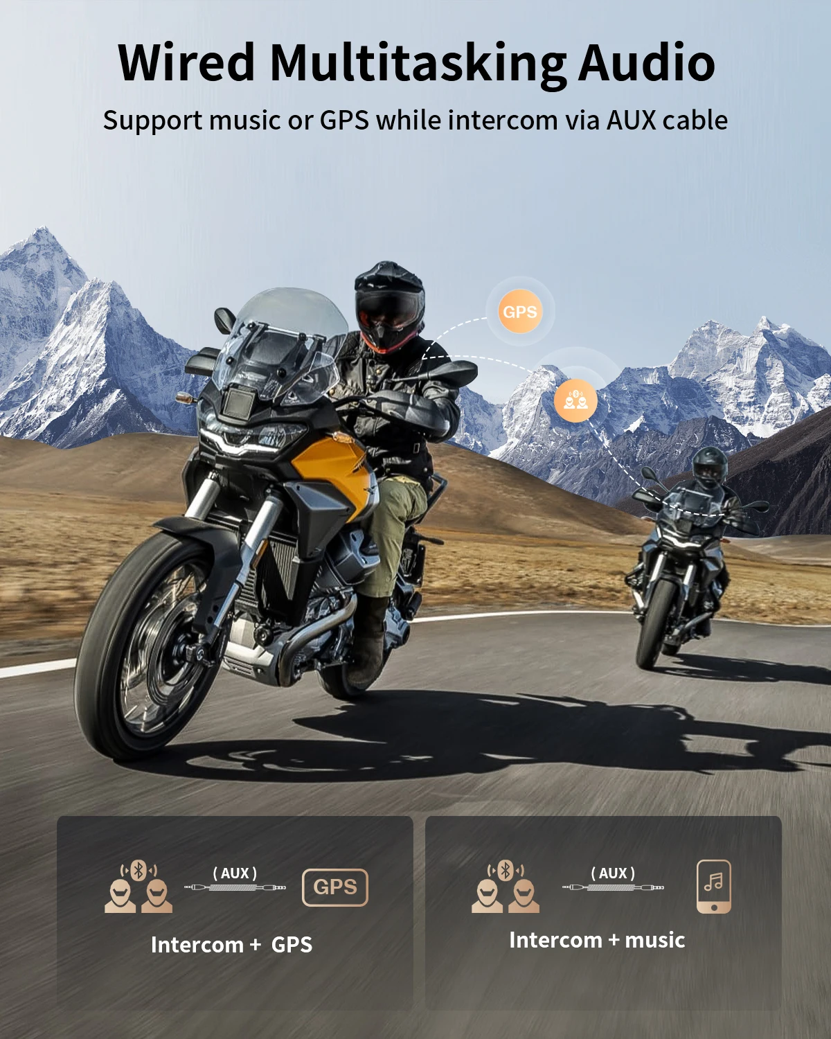 2pcs Fodsports FX8 AIR Motorcycle Helmet Intercom Bluetooth Helmet Headset 4 Rider BT Interphone,FM Radio,Share Music