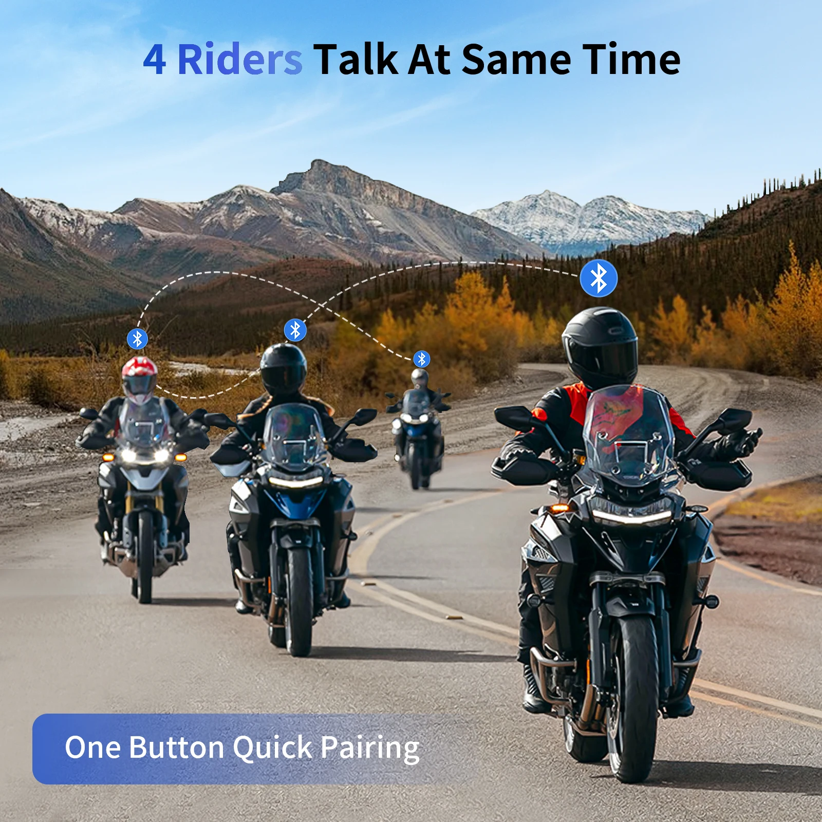 2pcs Fodsports FX8 AIR Motorcycle Helmet Intercom Bluetooth Helmet Headset 4 Rider BT Interphone,FM Radio,Share Music