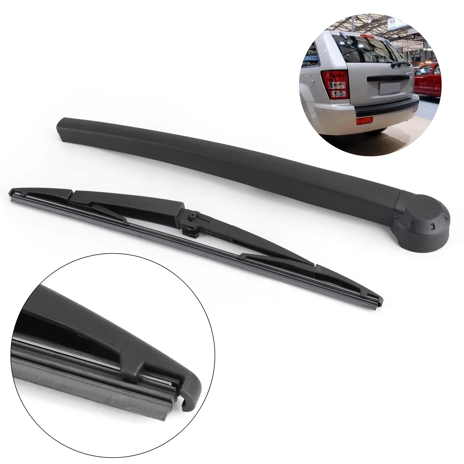 Areyourshop Rear Window Wiper Arm Blade For Jeep Grand Cherokee 2005 2006 2007 2008 2009 2010 Car Exterior Accessories Auto Part