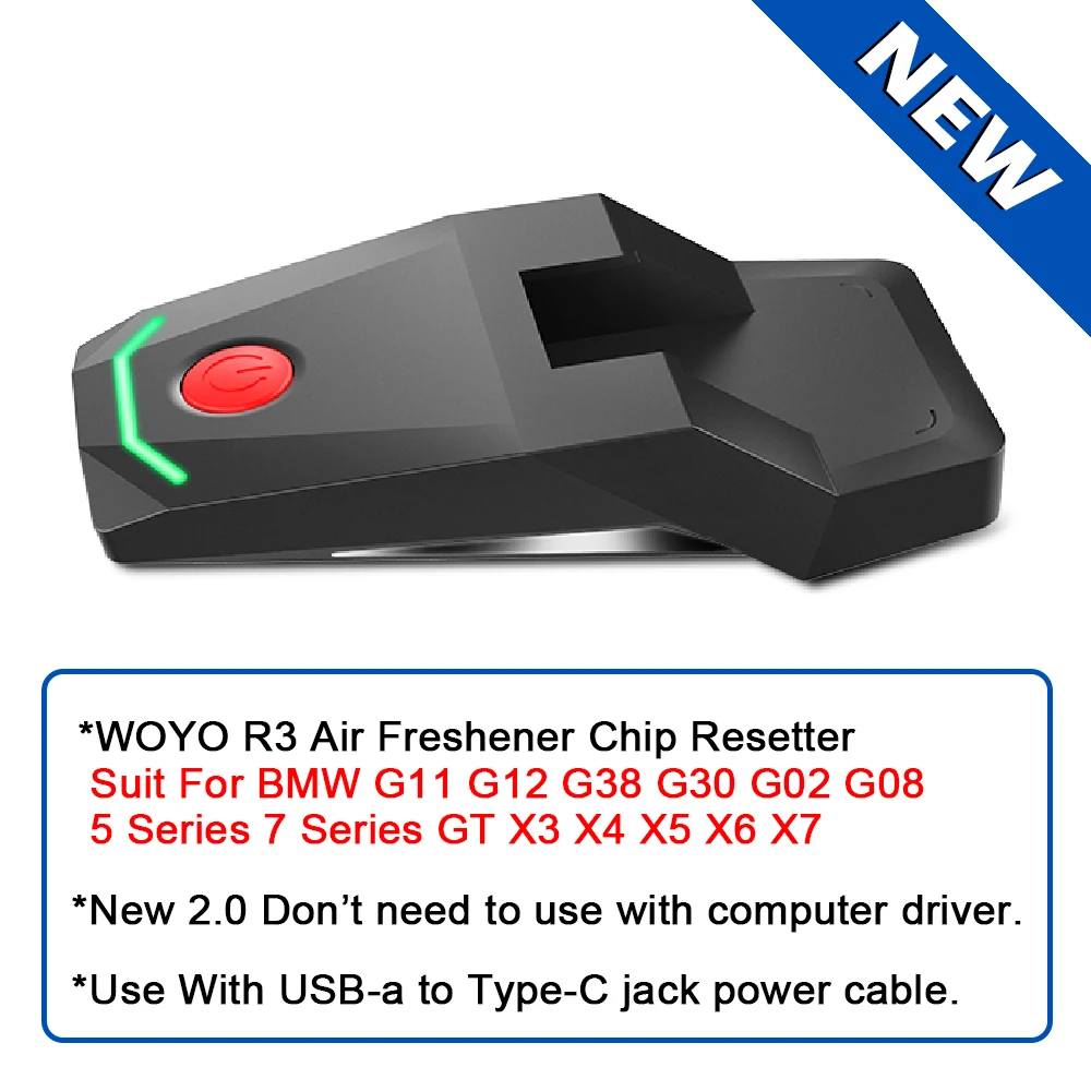 WOYO For BMW Ambient Air Resetter Car Air Freshener Cartirdge Activator For BMW G11 G12 G38 G30 5/7 Series GT X3-X7 Accessories