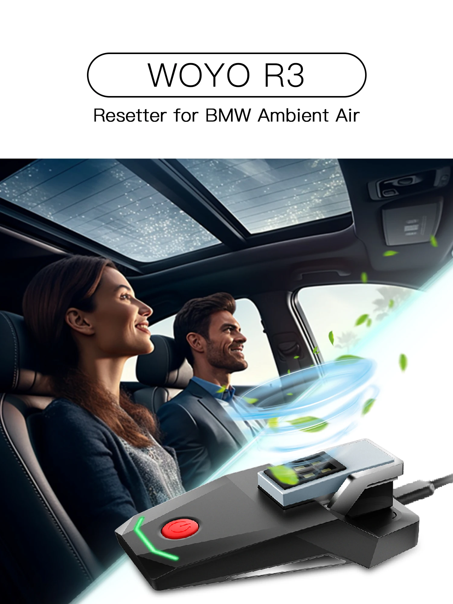 WOYO For BMW Ambient Air Resetter Car Air Freshener Cartirdge Activator For BMW G11 G12 G38 G30 5/7 Series GT X3-X7 Accessories