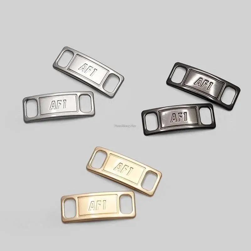 Shoelace Buckle Metal Shoelaces Accessories AF1 Shoelaces buckle Metal Lace Lock DIY Sneaker Kits Lace Buckle shoe decoration