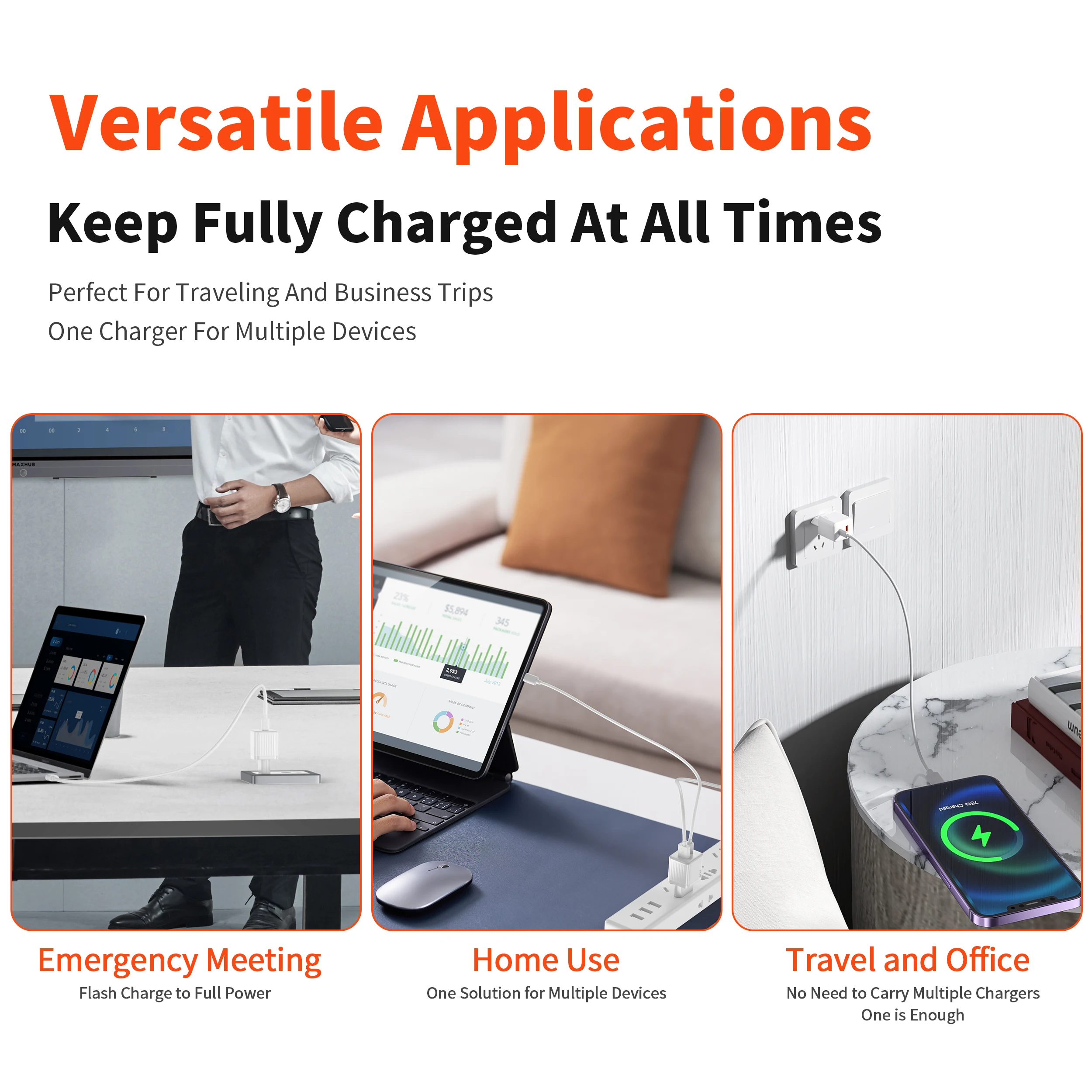 QERE Fast Charger PD 30W GaN Phone Universal Adapters EU Plug Safe Type C USB Intelligent Lightning Fast Charging Mini Portable