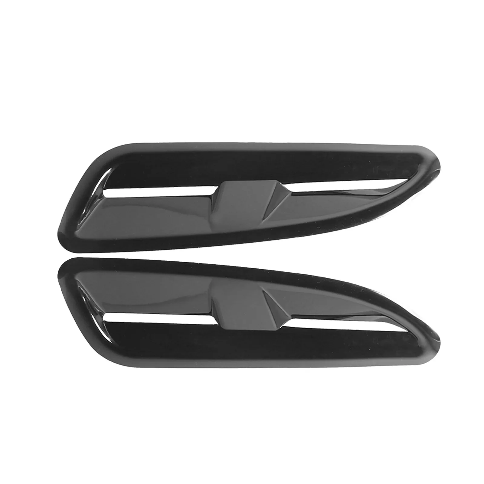 Areyourshop ABS Plastic Bonnet Vents Gloss Black Finish For Jaguar Xkr Style Rs Vxr For Ford For Bmw Car Auto Parts