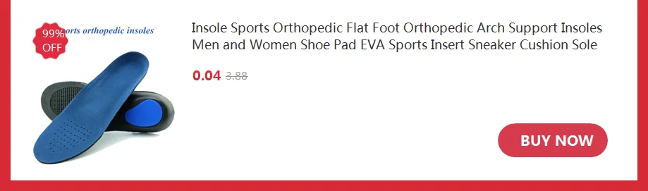 1Pair Arch Support Plantar Fasciitis Shoes Insoles for Feet Orthopedic Insole Men Silicone Shock absorbing Non slip Shoe Pads