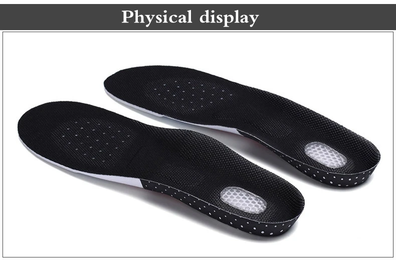 1Pair Arch Support Plantar Fasciitis Shoes Insoles for Feet Orthopedic Insole Men Silicone Shock absorbing Non slip Shoe Pads