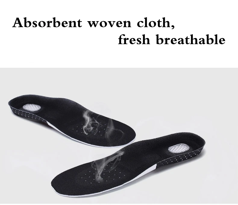 1Pair Arch Support Plantar Fasciitis Shoes Insoles for Feet Orthopedic Insole Men Silicone Shock absorbing Non slip Shoe Pads