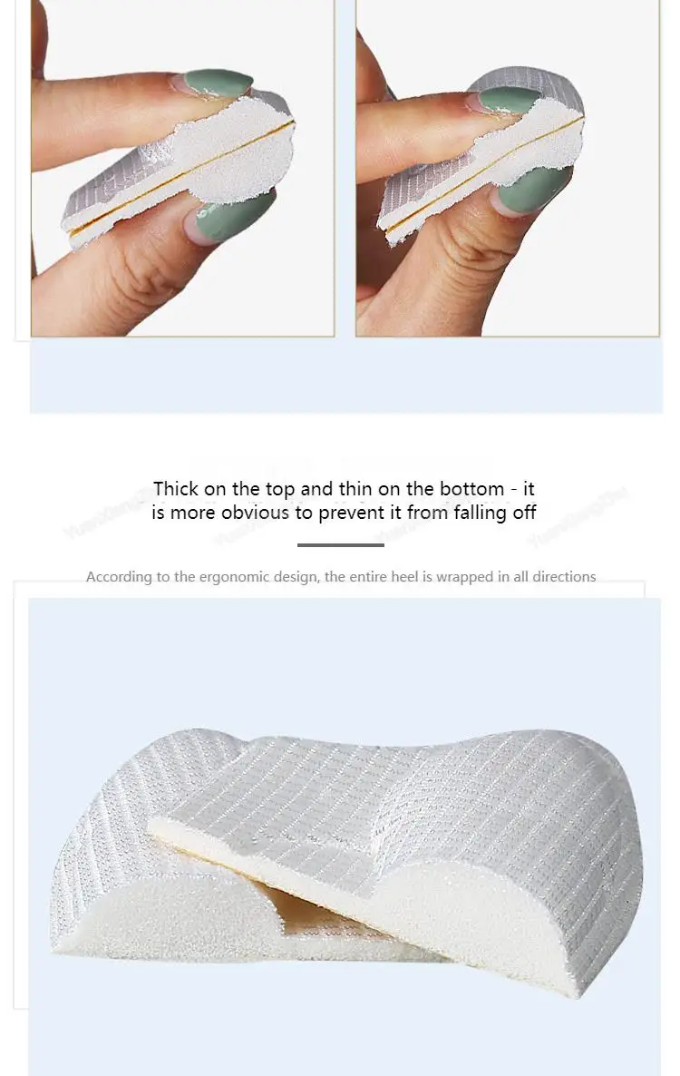 New upgrade Heel Protectors Womens Shoes Anti-drop heel and anti-wear feet Shoe Pads for High Heels Adjust Size Shoes Insoles