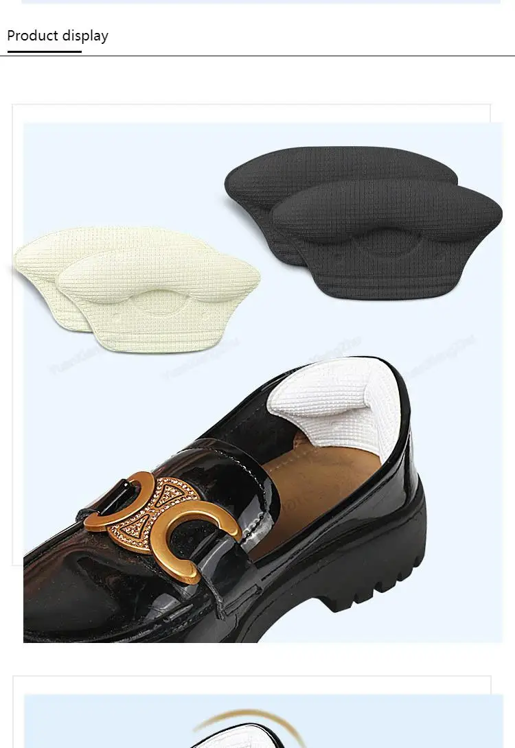New upgrade Heel Protectors Womens Shoes Anti-drop heel and anti-wear feet Shoe Pads for High Heels Adjust Size Shoes Insoles